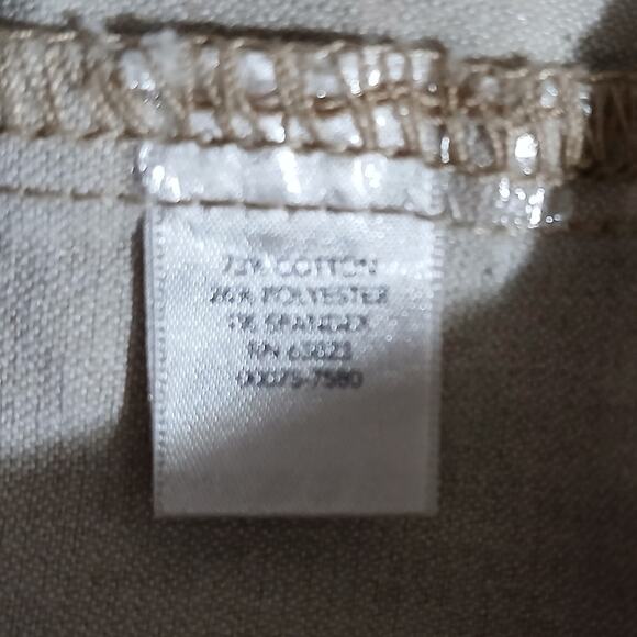 CJ BANKS women's 24 Khaki Mini-Skirt Cotton/Poly/Spandex blend Classic Timeless - Picture 9 of 10